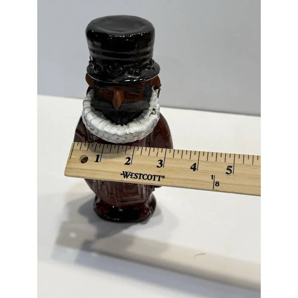 Vintage Chelsea Pottery England Studio Figure Tower Guard Red 7.5